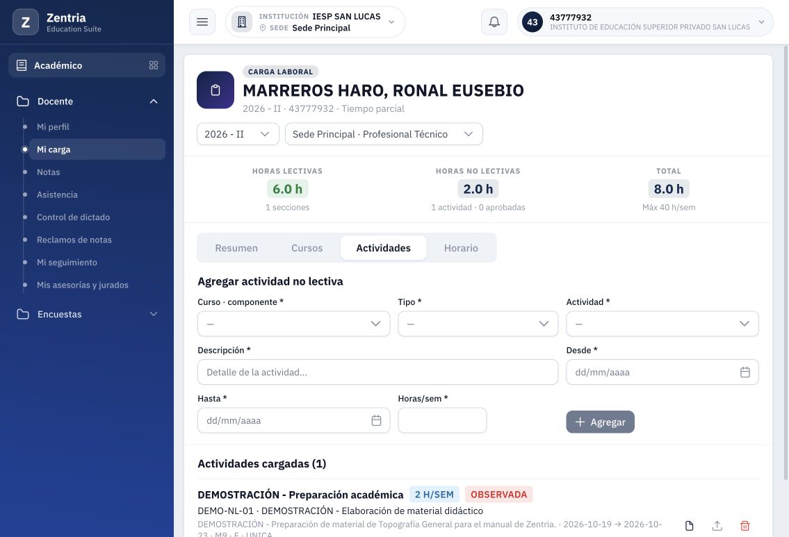 Nuevo acceso docente: OBSERVADA con su motivo, 0 aprobadas y adjunto disponible.
